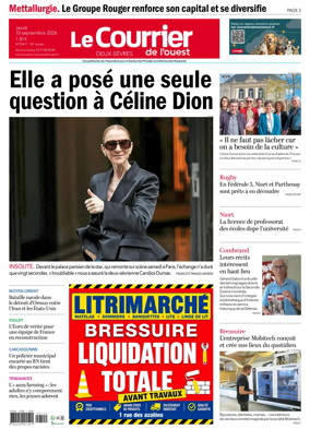 Cover of Le Courrier de l’Ouest (Deux-Sevres)