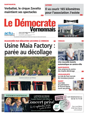 Cover of Le Democrate Vernonnais