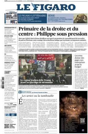 Cover of Le Figaro