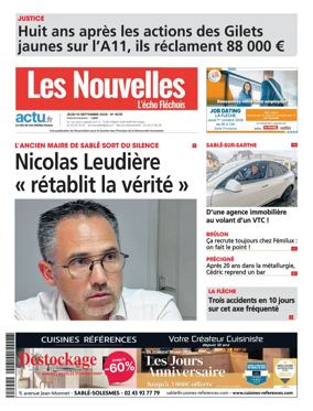 Cover of Les Nouvelles - L'Echo Flechois (FL)