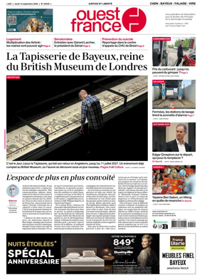 Cover of Ouest France (Caen - Bayeux - Falaise - Vire)