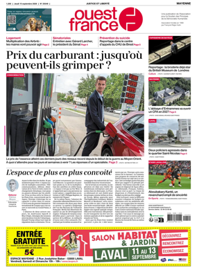 Cover of Ouest France (Mayenne)