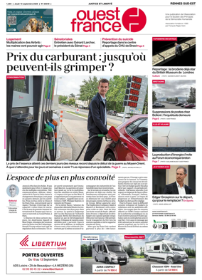 Cover of Ouest-France (Rennes Sud-Est)