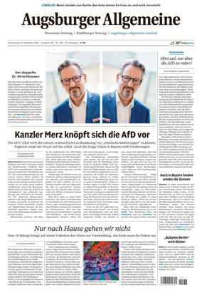 Cover of Augsburger Allgemeine (Land West)