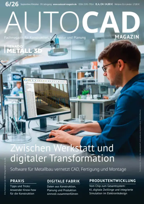 Cover of Autocad and Inventor Magazin