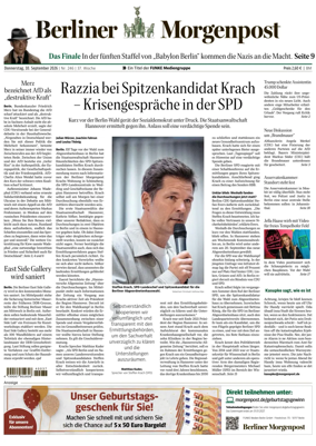 Cover of Berliner Morgenpost