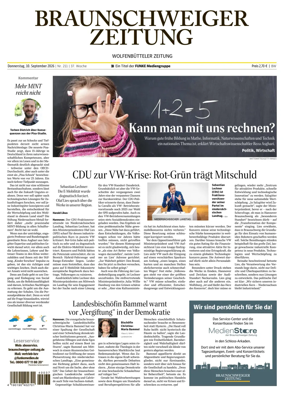 Cover of Braunschweiger Zeitung (Braunschweig)
