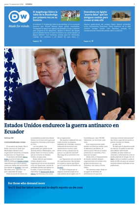 Cover of Deutsche Welle (Spanish edition)