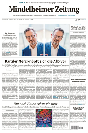 Cover of Mindelheimer Zeitung