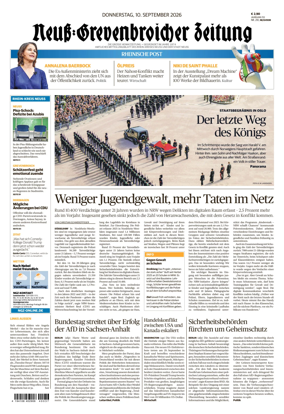 Cover of Neuss-Grevenbroicher Zeitung Neuss