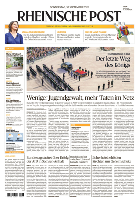 Cover of Rheinische Post Krefeld Kempen