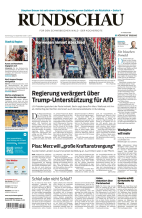 Cover of Rundschau fur den Schwabischen Wald – Der Kocherbote