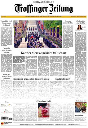 Cover of Trossinger Zeitung