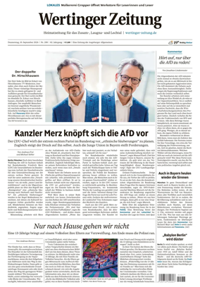 Cover of Wertinger Zeitung