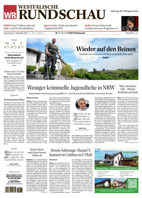 Cover of Westfalische Rundschau (Bad Berleburg Wittgenstein)