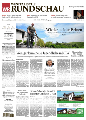 Cover of Westfalische Rundschau (Meschede)