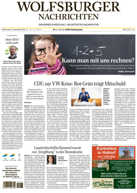 Cover of Wolfsburger Nachrichten (Wolfsburg-Gifhorn)