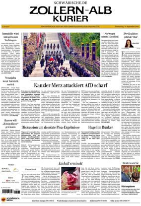 Cover of Zollern-Alb-Kurier (Balingen)