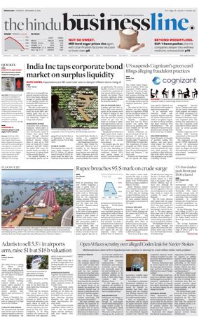 Cover of BusinessLine (Bangalore)