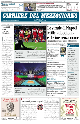 Cover of Corriere del Mezzogiorno (Campania)