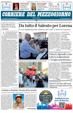 Cover of Corriere del Mezzogiorno (Puglia)