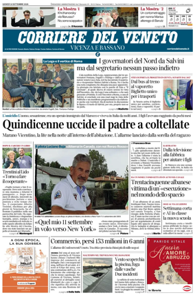 Cover of Corriere del Veneto (Vicenza e Bassano)