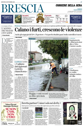 Cover of Corriere della Sera (Brescia)