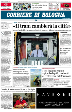Cover of Corriere di Bologna