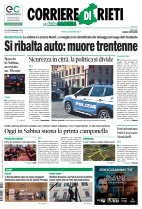 Cover of Corriere di Rieti