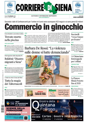 Cover of Corriere di Siena