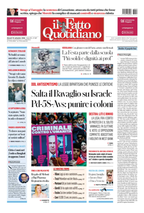 Cover of Il Fatto Quotidiano
