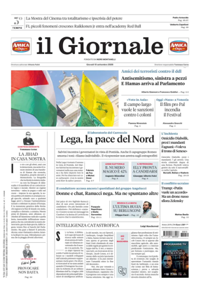 Cover of Il Giornale (Italy)
