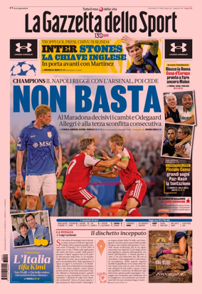 Cover of La Gazzetta dello Sport - Napoli