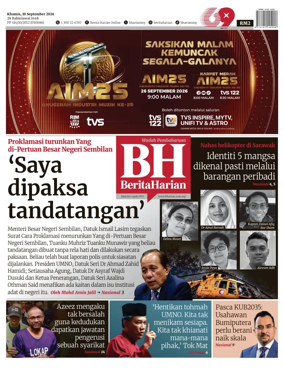 Cover of Berita Harian
