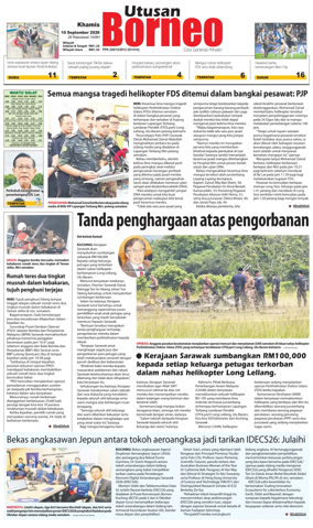 Cover of Utusan Borneo (Sarawak)