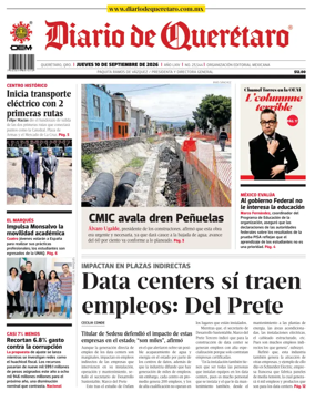 Cover of Diario de Queretaro