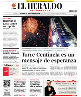 Cover of El Heraldo de Chihuahua