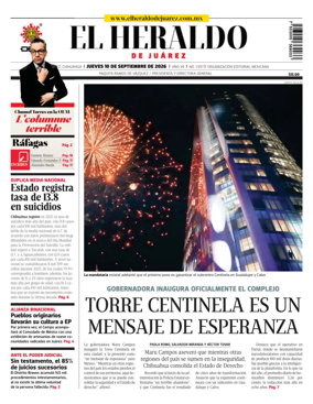 Cover of El Heraldo de Juarez