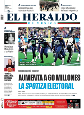 Cover of El Heraldo de Mexico