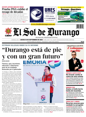 Cover of El Sol de Durango