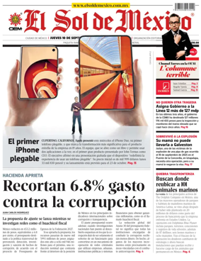 Cover of El Sol de Mexico