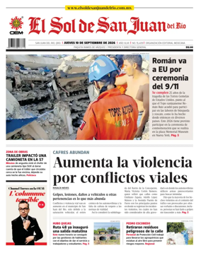 Cover of El Sol de San Juan del Rio