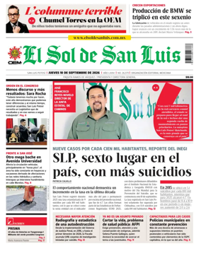 Cover of El Sol de San Luis Potosi