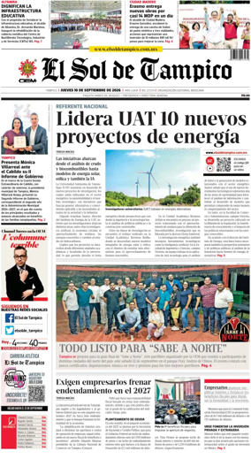 Cover of El Sol de Tampico