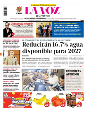 Cover of La Voz de la Frontera