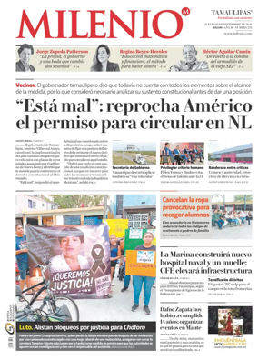 Cover of Milenio Tamaulipas