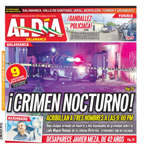 Cover of Periodico Al Dia (Salamanca)