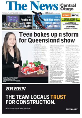 Cover of Central Otago News