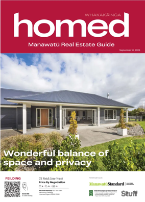 Cover of Homed Manawatu Standard