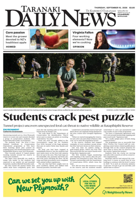 Cover of Taranaki Daily News